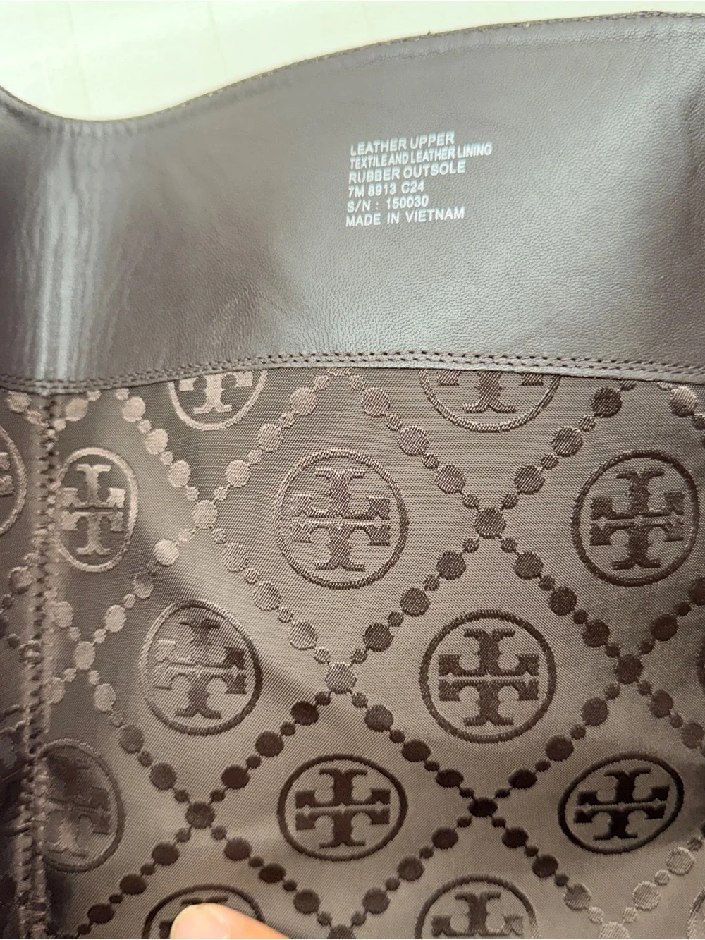 NEW Tory Burch Double T Utility Boots, Size 7